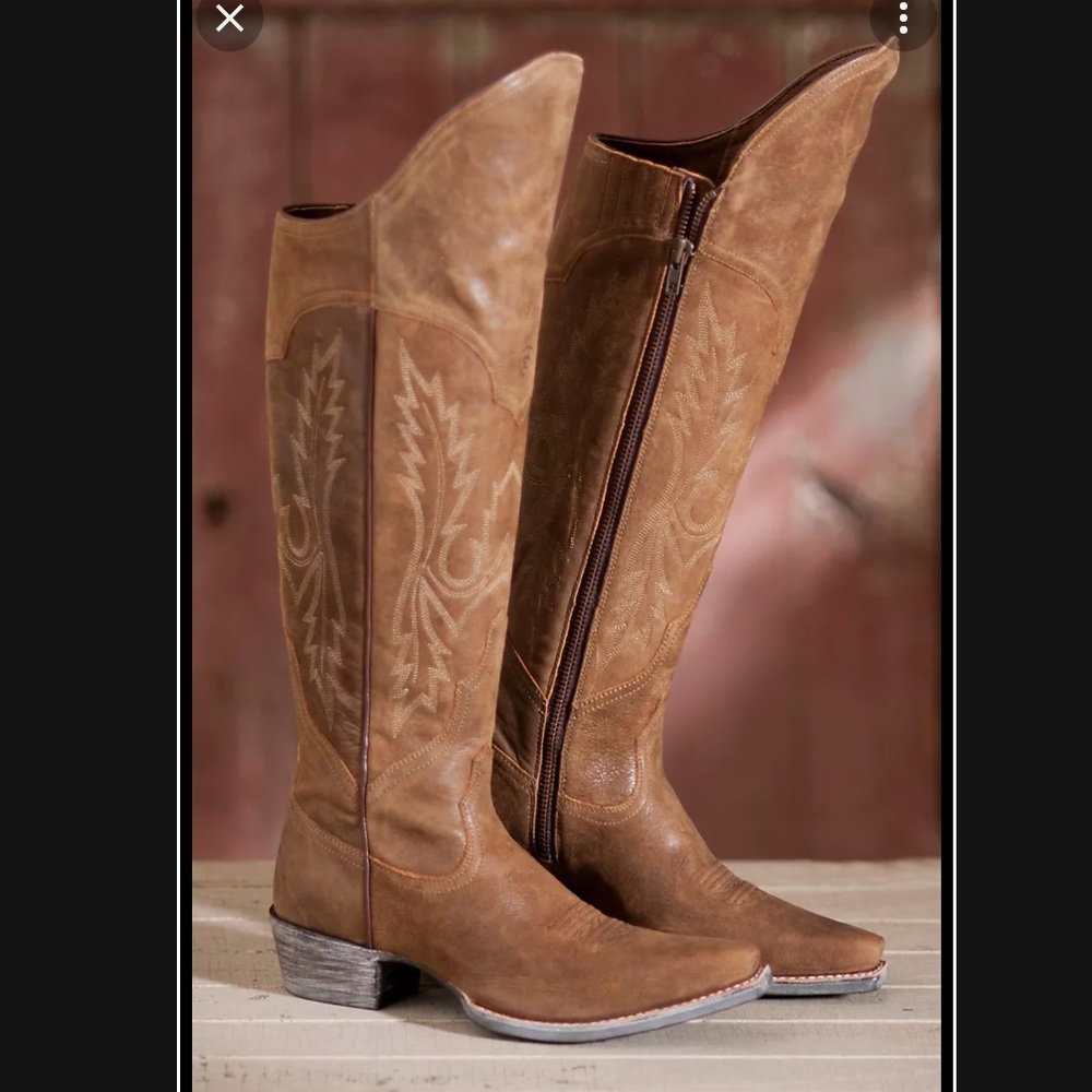 Ariat cowgirl boots knee high
